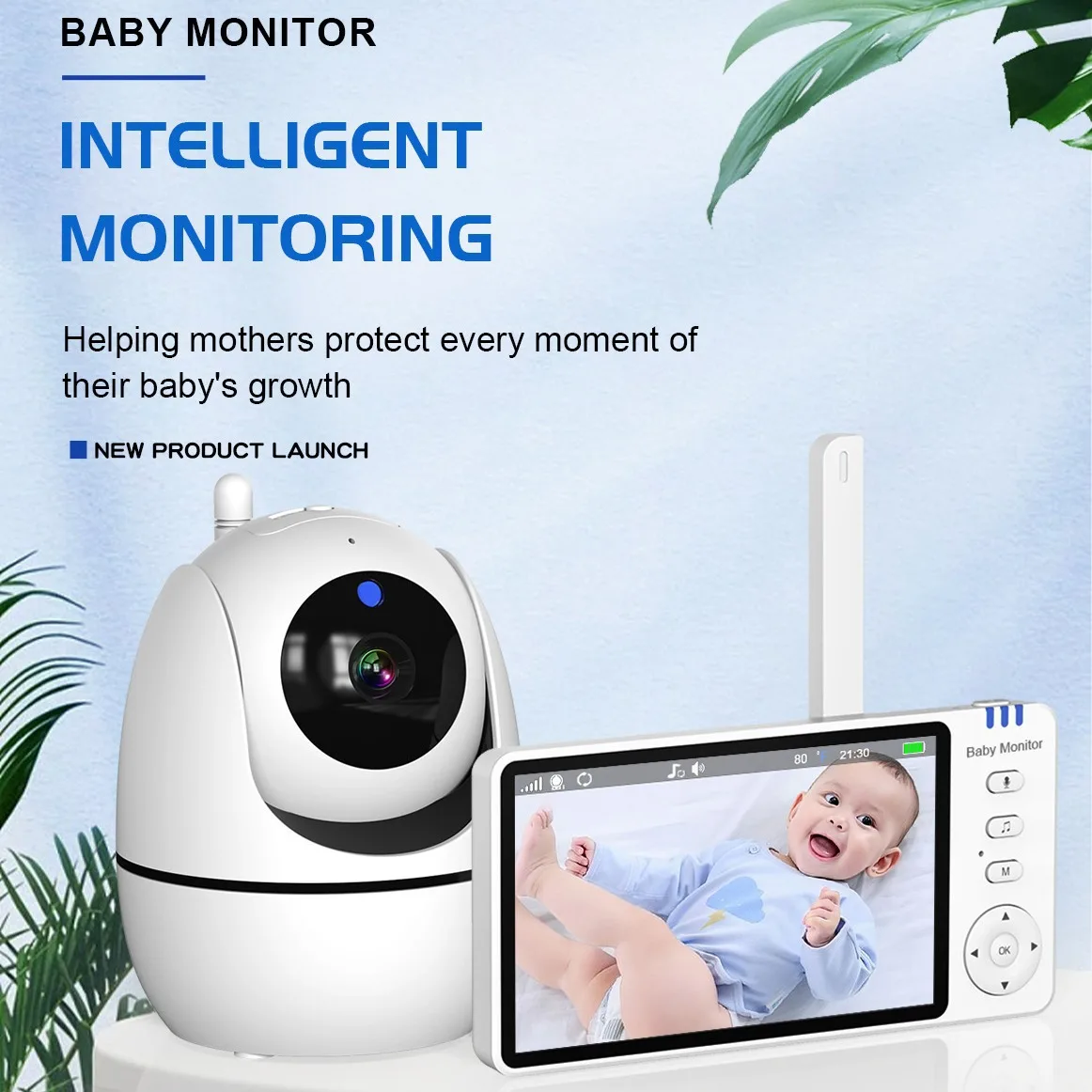 SafeView™ 5" Smart Baby Monitor