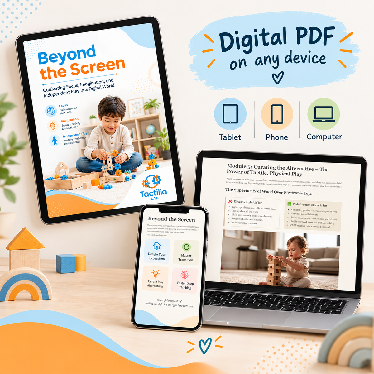 Beyond the Screen: Cultivating Focus, Imagination, and Independent Play in a Digital World