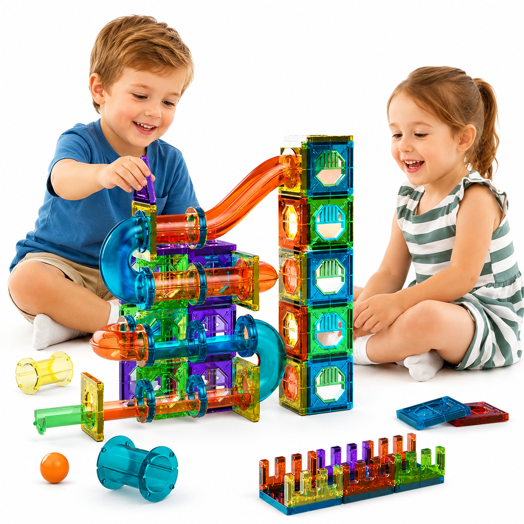 MagnaGlow Marble Run