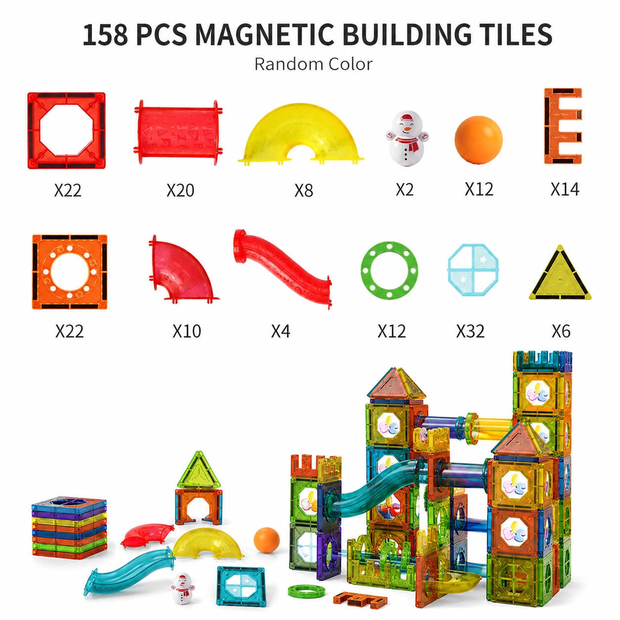 MagnaGlow Marble Run