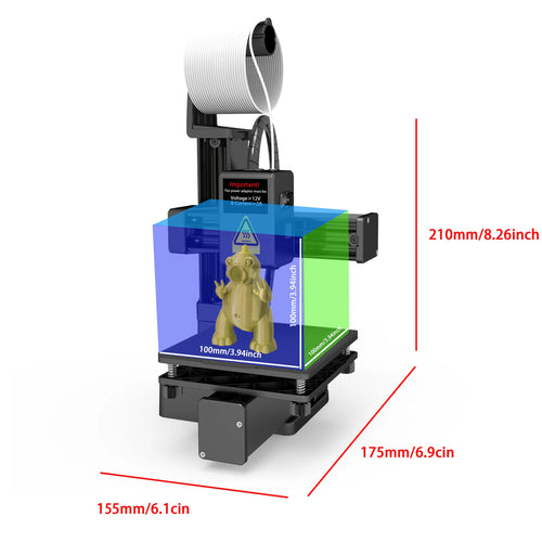 EasyPrint 3D Printer for Kids & Beginners