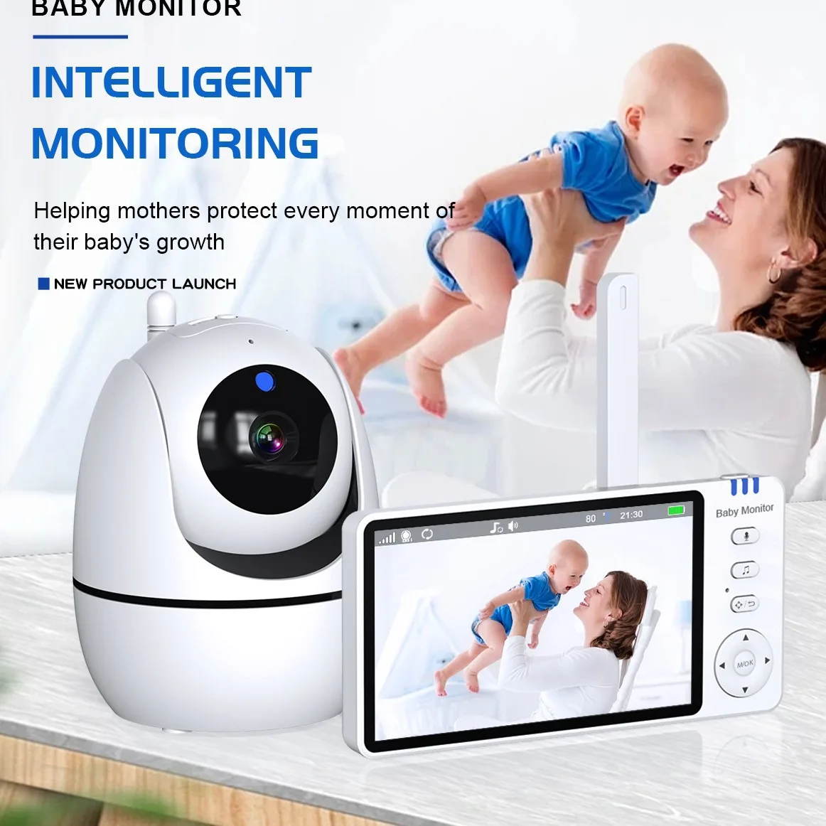 SafeView™ 5" Smart Baby Monitor